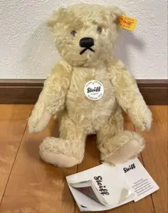 シュタイフ（steiff)⭐️小さめテディベア⭐️ベージュ⭐️ビンテージ メルカリ