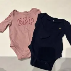 最終値下げ　GAP 長袖ボディスーツ 0-3ヶ月 2枚セット