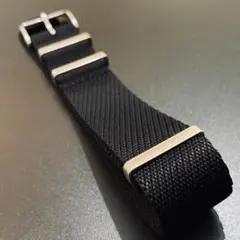 [18mm] ファブリックNATOストラップ ブラックのサムネイル