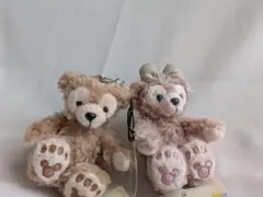 【未使用＊タグ付き】ディズニー　ダッフィー＆シェリーメイぬいぐるみチャーム
