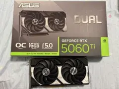 ASUS NVIDIA GeForce RTX 5060 Ti 16GB 本体