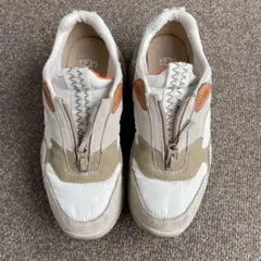UGG ジッパースニーカー ホワイト/ベージュ
