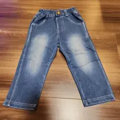 デニムパンツ ゴムウエスト ブルー 90cm