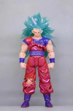 絶版品！スーパーサイヤ人3 ブルー界王拳 孫悟空 s.h.figuartsサイズ 絶版品！スーパーサイヤ人3 ブルー界王拳 孫悟空 s.h.figuartsサイズ