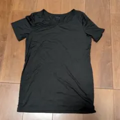 HEATTECH ブラック ショートスリーブ アンダーシャツ