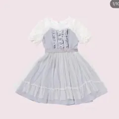 mille fille closet ガーデンパーティーロングワンピース　白 mille fille closet ガーデンパーティーロングワンピース 白 - メルカリ