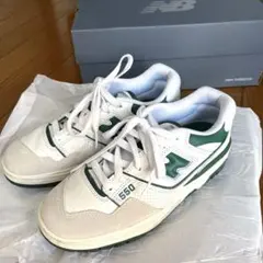 New Balance ニューバランスBB550WT1 WHITE/GREEN