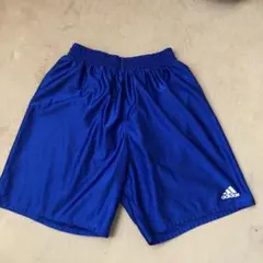 り*よ様 adidas 青 ハーフパンツ Lサイズ