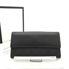 正規品　新品同様　グッチ財布　グッチ長財布　グッチレザー　グッチキャンバス