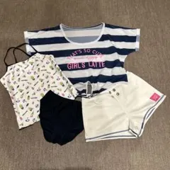 ピンクラテ　水着　150