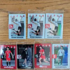 まとめ売り　バレーボール日本代表 ツインウエハース 2025　7枚