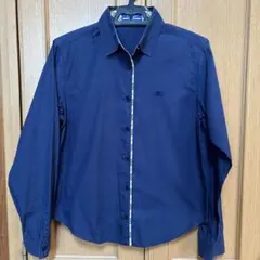Burberry Blue Label 長袖シャツ ネイビー 38 y2kのサムネイル