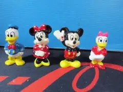 ディズニー ミニフィギュア陶器製　 4体セット　送付無料