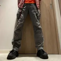 G-STAR RAW W30 テック ギミック y2k ブロック柄 カーゴパンツのサムネイル