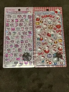 国内正規品 サンリオ ボンボンドロップシール 第2弾 キティ mojiマイメロ