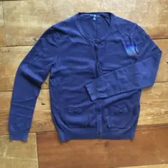 ユニクロ ガールズ カーディガン 150cm 美品