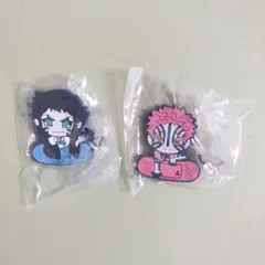 鬼滅の刃 キャラばんちょうこうヘアクリップ壱 猗窩座 獪岳