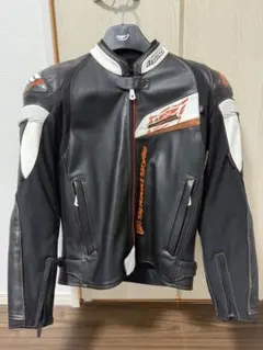 HYOD バイクジャケット HSL723 ブラック/レッド レザーメッシュ廃盤品 HYOD バイクジャケット HSL723 ブラック/レッド レザーメッシュ廃盤品