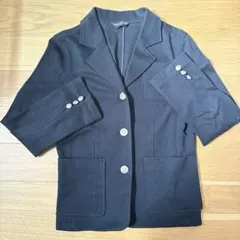 pom ponette ジュニアテーラードジャケット Mサイズ 黒　大人