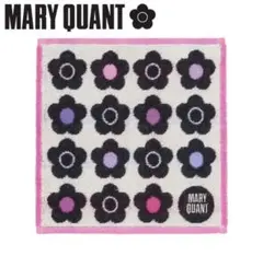 マリークワント PLAZA タオルハンカチ ピンク