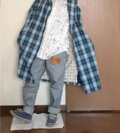 美品 メルシーボークー×Lee コラボ ヒッコリースカート - メルカリ