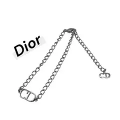ディオール DIOR ラインストーン ロゴ ブローチ Ag925 - メルカリ