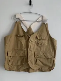 ベージュ クロスストラップ ベスト