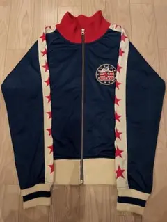 DISNEY　MICKEYMOUSE　ワッペン刺繍　トラックジャケット　ミッキー