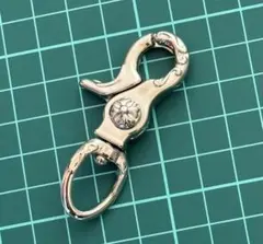 キーホルダー キーフック ベルトループ ナスカン シルバー b2