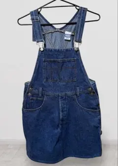 デニム サロペット オーバースカート　us古着　watch LA USA古着