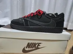Nike トラビス・スコット風スニーカー ブラック/レッド