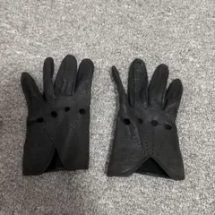 本革薄手ショート手袋レディスM程度