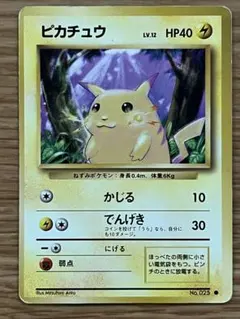 ポケモンカード ピカチュウ　No.025