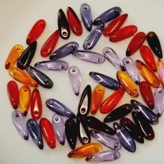 7451 チェコビーズ ダガー アソート 3×10mm 50個