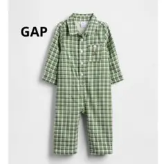 【試着のみ美品】GAP フランネル カバーオール (ベビー)