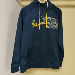 Nike ダークブルー ストライプパーカー