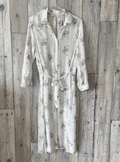 NATURAL BEAUTY BASIC シフォンシャツワンピース