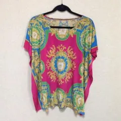 USED☆柄入りトップス　フリーサイズ