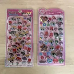 【2点セット】パワーパフガールズ プチドロップ &うるちゅるポップシール