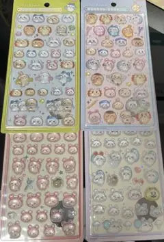 【正規品】4枚セット ボンボンドロップシール　ちいかわ　第2弾