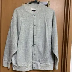 denim dungaree ワッペンもりもり前あきスウェット　01