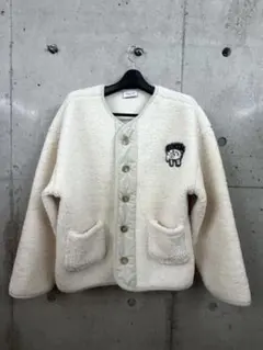 アイボリー ボアジャケット