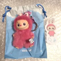 ラブブ イニシャル Q ぬいぐるみ アルファベット Labubu 正規品 本物
