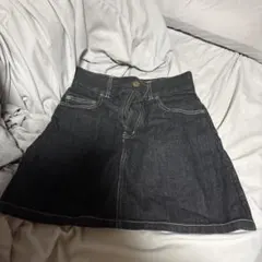 ダークデニム ミニスカート