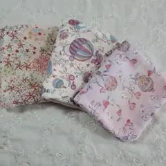 リバティfuwara6重ガーゼハンカチ3P◇組み替え可