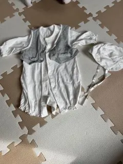 ホワイト セレモニードレス帽子付き