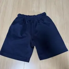 ネイビー ショートパンツ バックポケット付き　130