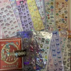 シャイニングマジック 3D 立体／ サンリオ ぷくっとシール 15枚 シール帳