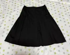 試着のみ オシャレウォーカー n'OrLABEL フレア スカート F 黒のサムネイル