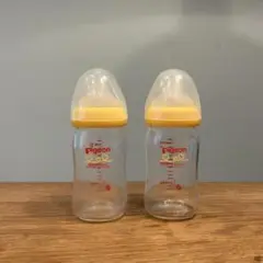 母乳実感 pigeon ガラス 哺乳瓶 160ml 2本セット